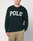 Polo Ralph Lauren Dark green Big-Fit sweater with inlaid logo