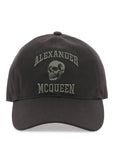 Alexander Mcqueen varsity skull baseball cap