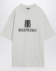 Balenciaga White Nano BB Medium Fit T-shirt