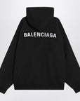Black New Balenciaga Back Medium Fit sweatshirt