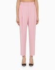Alexander McQueen Pink regular trousers with pleats