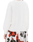 Alexander Mcqueen shadow rose sweatshirt