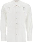 Alexander Mcqueen poplin harness shirt for men