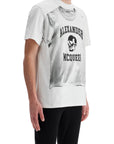 Alexander Mcqueen printed compact cotton t-shirt