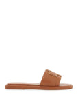 Tory Burch double t leather slides