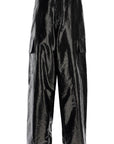 Alexander Mcqueen cargo canvas tarred trousers in