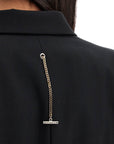 Alexander Mcqueen "gabardine jacket with chain