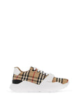 Burberry check fabric sneakers