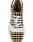 Burberry check fabric sneakers