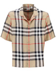 Burberry bowling shirt in tartan silk