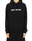 Burberry poulter hoodie with logo print