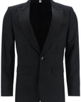 Burberry tuxedo jacket with jacquard details