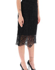 Burberry macrame lace pencil skirt