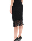 Burberry macrame lace pencil skirt