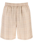 Burberry tartan silk shorts