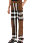 Burberry check track pants