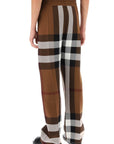 Burberry check track pants