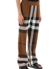 Burberry check track pants