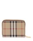 Burberry zip-around check wallet