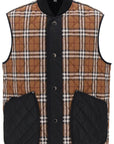 Burberry weaveron quilted vest