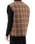 Burberry weaveron quilted vest