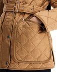 Burberry quilted jacket with belt pen