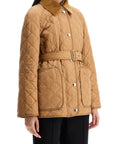 Burberry quilted jacket with belt pen