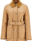 Burberry quilted jacket with belt pen