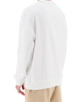 Burberry 'rayner' crew-neck sweatshirt with equestrian knight