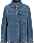 Burberry 'bensen' denim overshirt