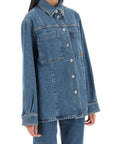 Burberry 'bensen' denim overshirt