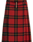 Alexander Mcqueen plaid pleated skirt with