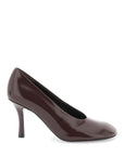 Burberry glossy leather baby pumps