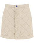 Burberry quilted mini skirt