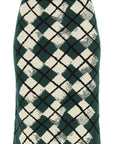 Burberry "knitted diamond pattern midi skirt