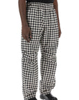 Burberry workwear pants in houndstooth