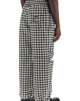 Burberry workwear pants in houndstooth