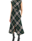 Burberry ered wool midi dress