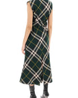 Burberry ered wool midi dress