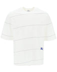 Burberry striped t-shirt with ekd embroidery