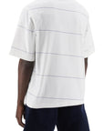 Burberry striped t-shirt with ekd embroidery