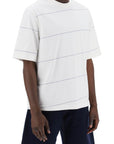 Burberry striped t-shirt with ekd embroidery