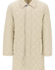 Burberry quilted nylon midi car coat with