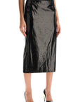 Alexander Mcqueen silk tarpaulin skirt