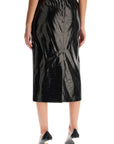 Alexander Mcqueen silk tarpaulin skirt