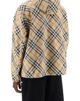 Burberry reversible check hooded jacket with