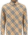 Burberry ered cotton long-sleeved shirt