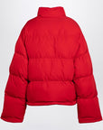 Balenciaga Reversible red and black down jacket in technical twill