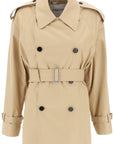 Burberry double-breasted midi trench coat