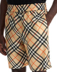 Burberry ered silk bermuda shorts for men